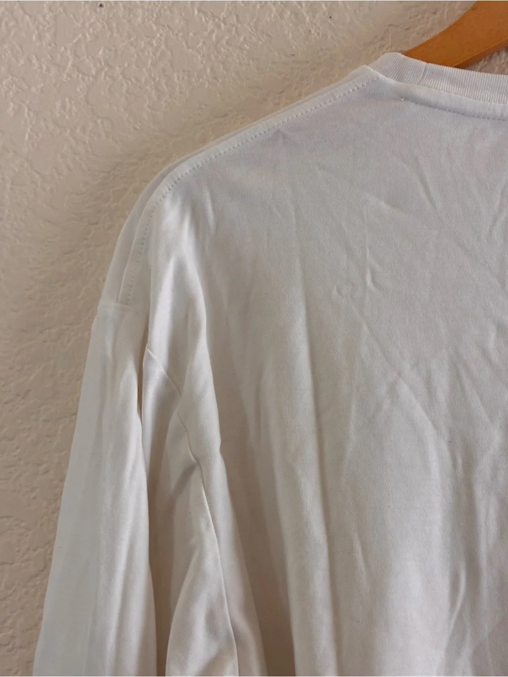 Polo Ralph Lauren | like new white cotton crew neck long sleeve emblem t-shirt